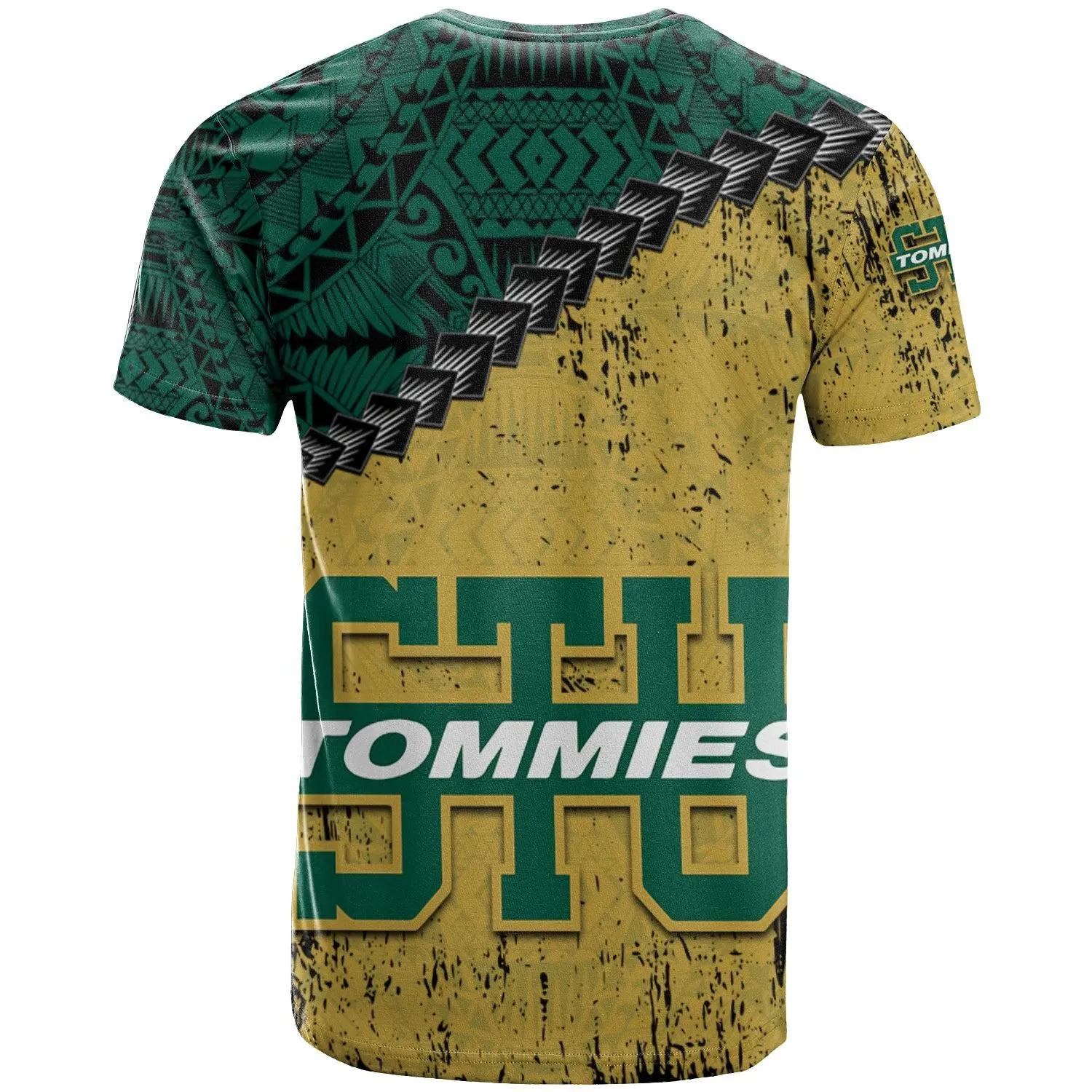 St. Thomas (Canada) Tommies T-shirt Grunge Polynesian Tattoo - CA CIS