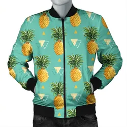 Hawaiian Pineapple Polynesian Bomber Jacket