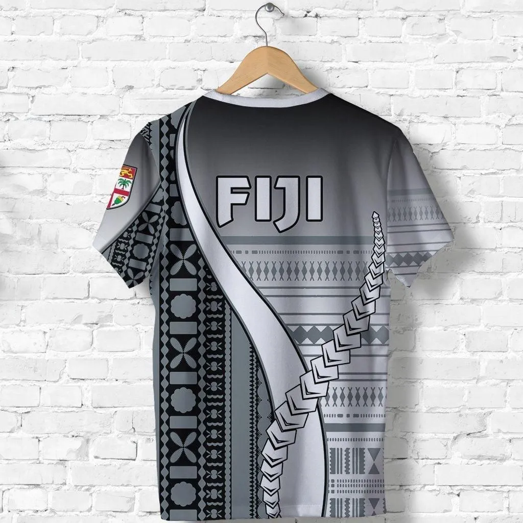 (Custom Personalised) Fiji Rugby T-Shirt Confident Polynesian