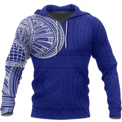 Tribal Hoodie, Polynesian Tattoo All Over Print Hoodie