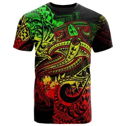 Polynesian Reggae Shark Polynesian Tattoo Unisex 3D T-Shirt All Over Print HNBGR