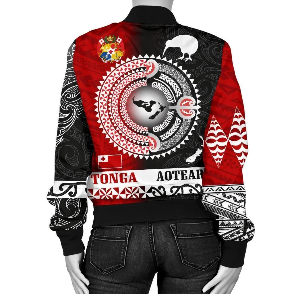 Tonga Aotearoa Womens Bomber Jacket