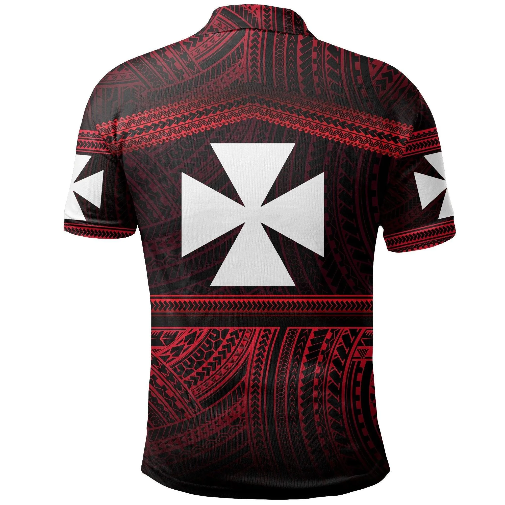 Wallis and Futuna Rugby Polynesian Patterns Polo Shirt