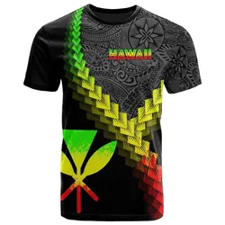 Hawaii Kanaka Maoli T-Shirt - Hawaii Kanaka Maoli Coat Of Arms With Polynesian Tattoo Reggae