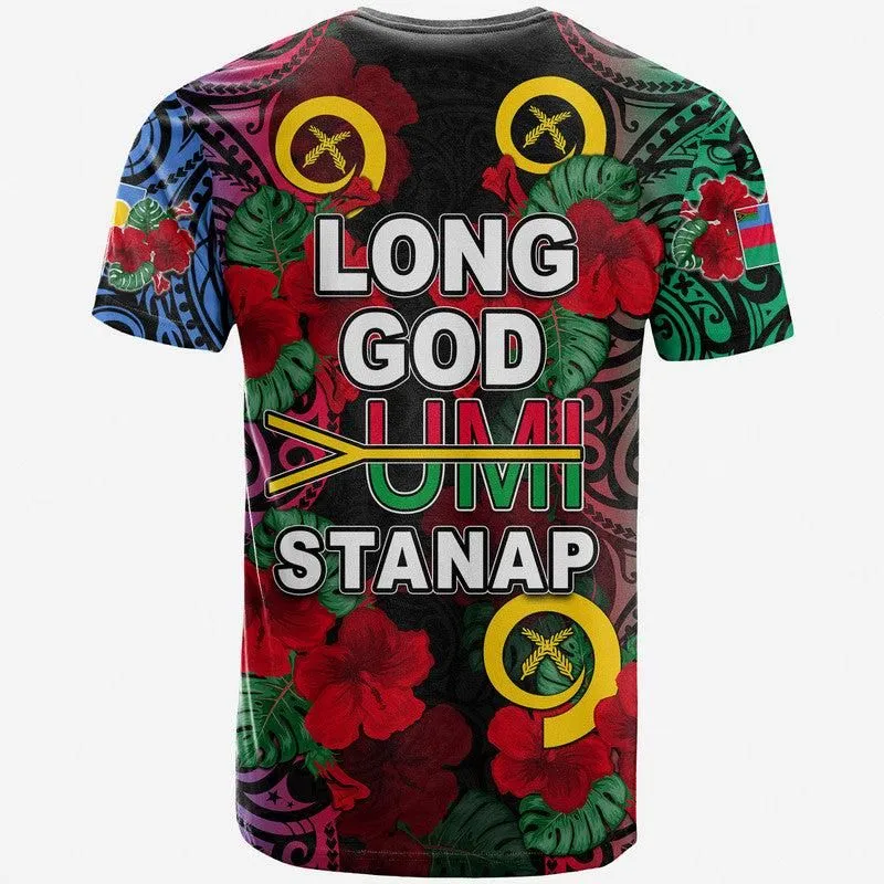 Vanuatu Shefa And Hibiscus T Shirt  LT6
