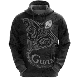Guam Hoodie Manta Ray Tattoo