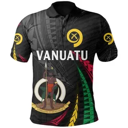 (Custom Personalised) Vanuatu Rugby Polo Shirt Tuskers Tornado Style