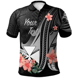 Wallis and Futuna Personalised Custom Polo Shirt - Polynesian Hibiscus Pattern Style