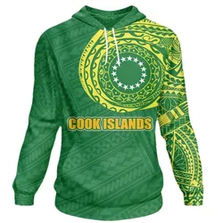 Cook Islands Love A Little Paradise Tattoo Style Hoodie HC
