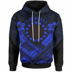 Polynesian Blue Seal Camisole Hibiscus Unique Personalized 3D Printed Sublimation Hoodie Hooded Sweatshirt Comfy Soft And Warm For Men Women S to 5XL CTC16013145