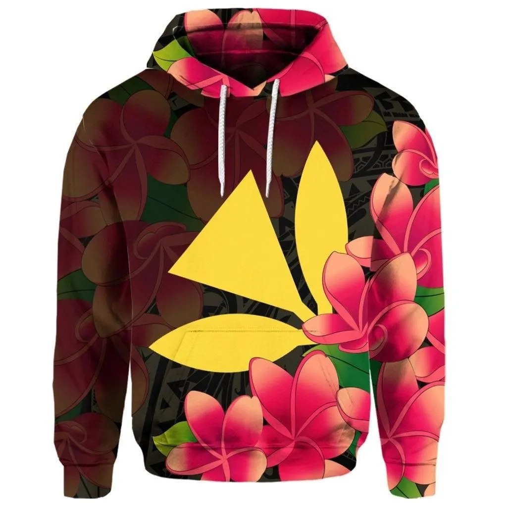 (Personalised) Hawaiian Kanaka Plumeria Polynesian Hoodie