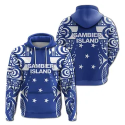 Gambier Islands Tribal Tattoo Hoodie LT12