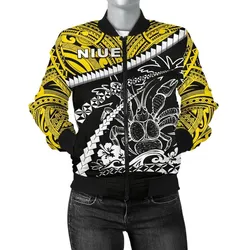 Niue Unga Crab Women Bomber Jacket - Road To Hometown