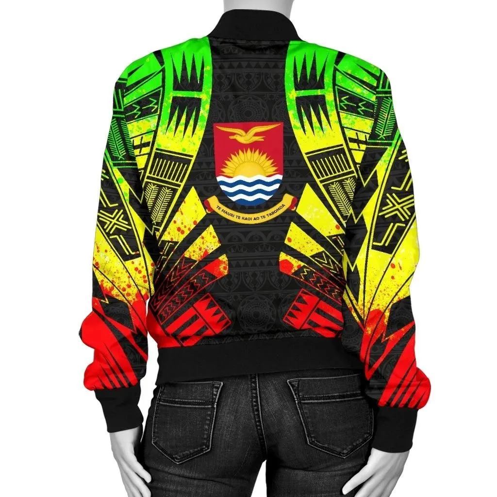 FamilyGater Jacket - Bomber Jacket Kiribati Polynesian Tattoo Reggae - BN0110