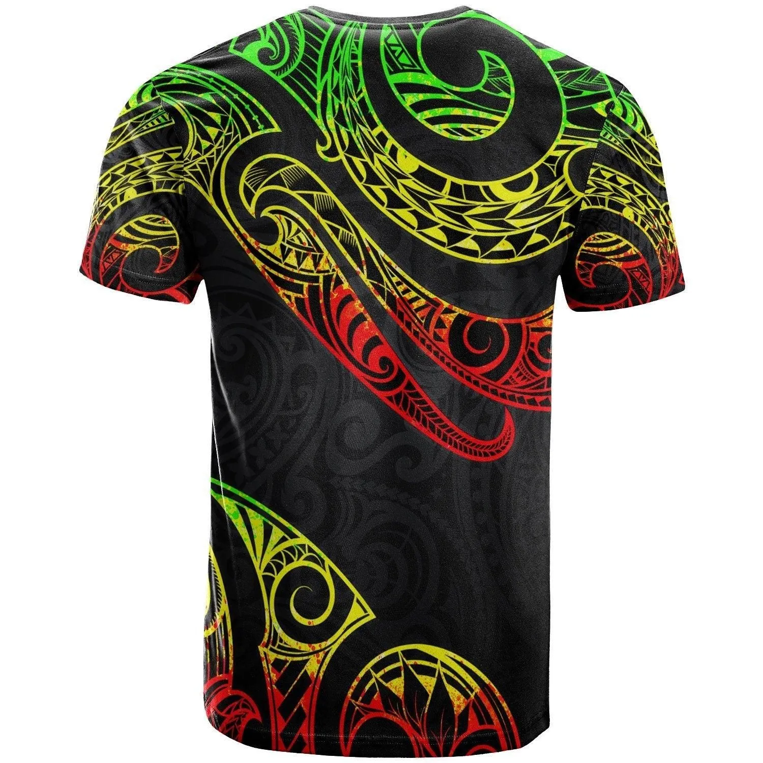 Guam Polynesian T shirt - Poly Tattoo Reggae Version