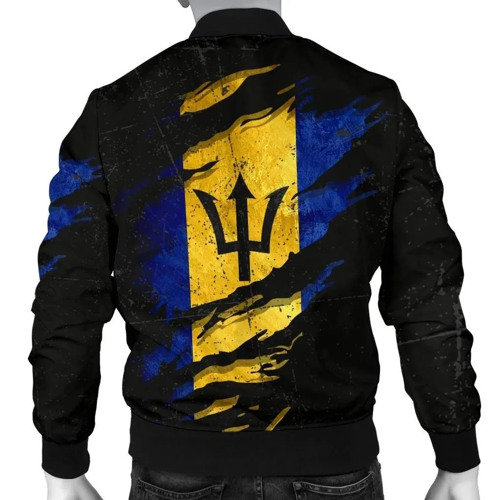 Barbados In Me Men's Bomber Jacket - Special Grunge Style A31