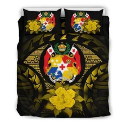 Tonga Yellow Hibiscus Bedding Set A24 Dhc28111689Dd