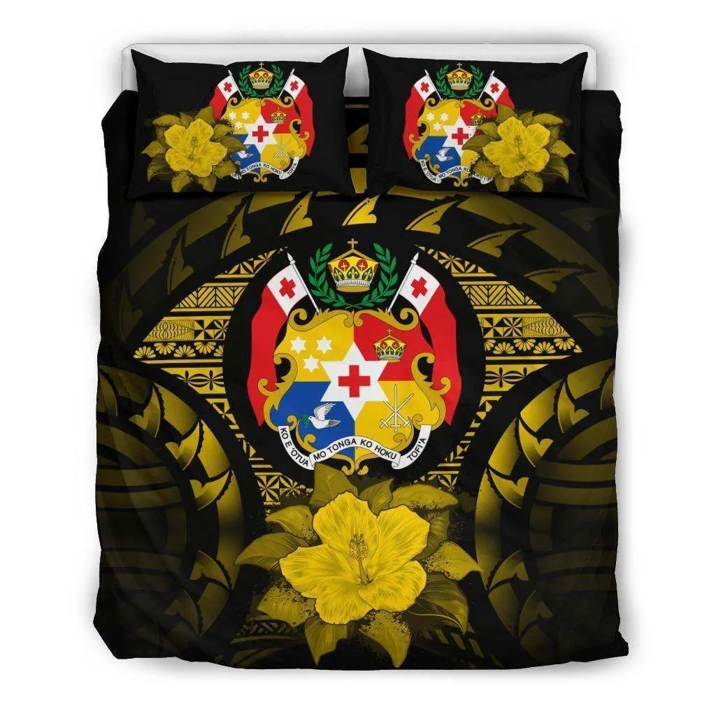 Tonga Yellow Hibiscus Bedding Set A24 Dhc28111689Dd