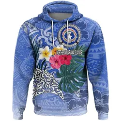 Alohawaii Clothing - Northern Mariana Islands Style Polynesian Tattoo Hoodie A94