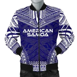 American Samoa Flag Polynesian Chief Mens Bomber Jacket
