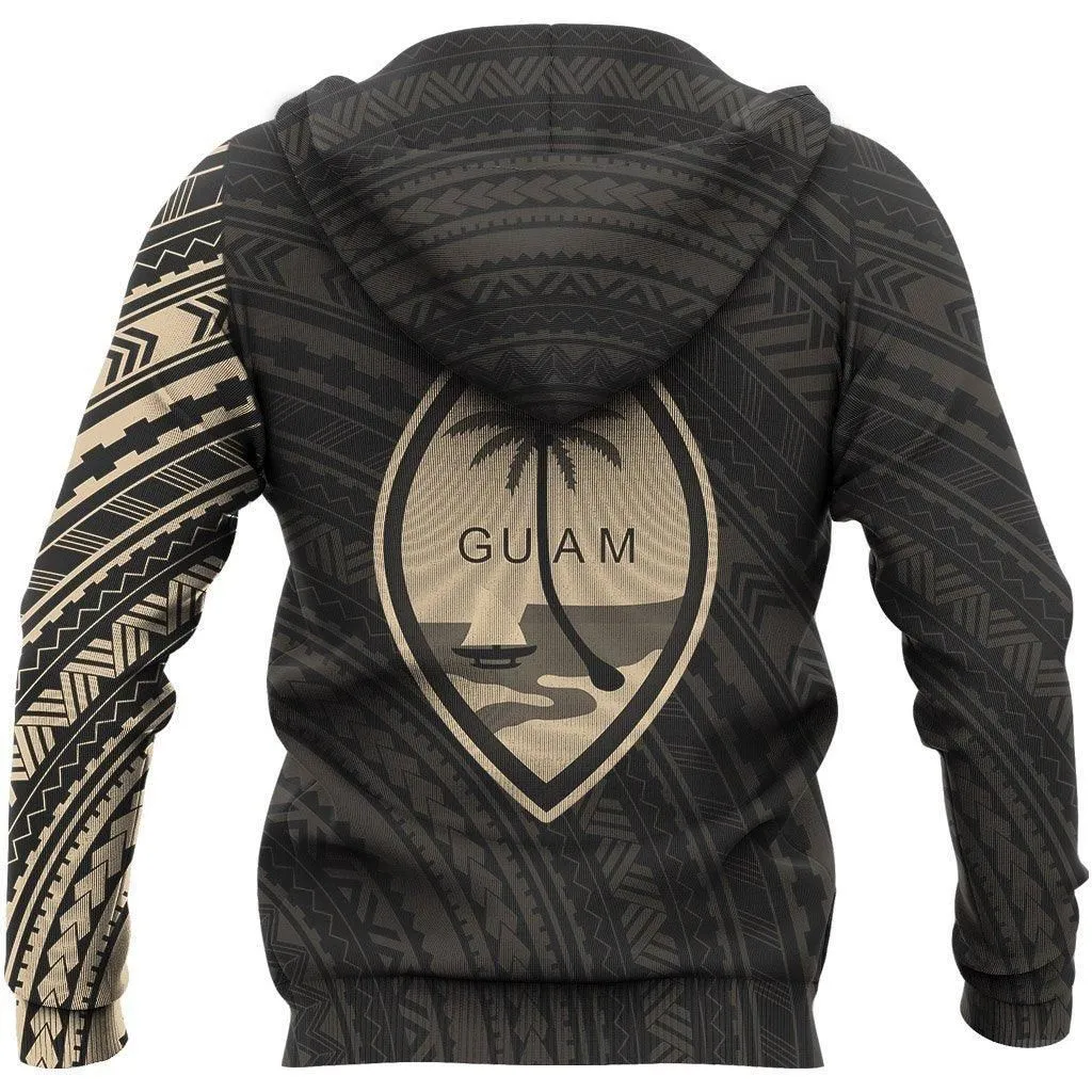Guam Micronesia Tattoo Style Hoodie