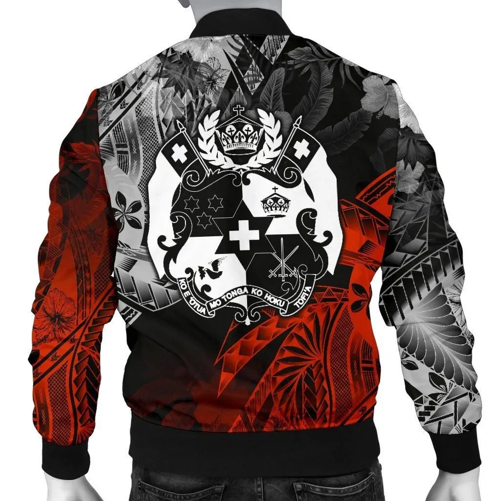 Tonga Polynesian Personalised Men Bomber - Vintage Polynesian Style