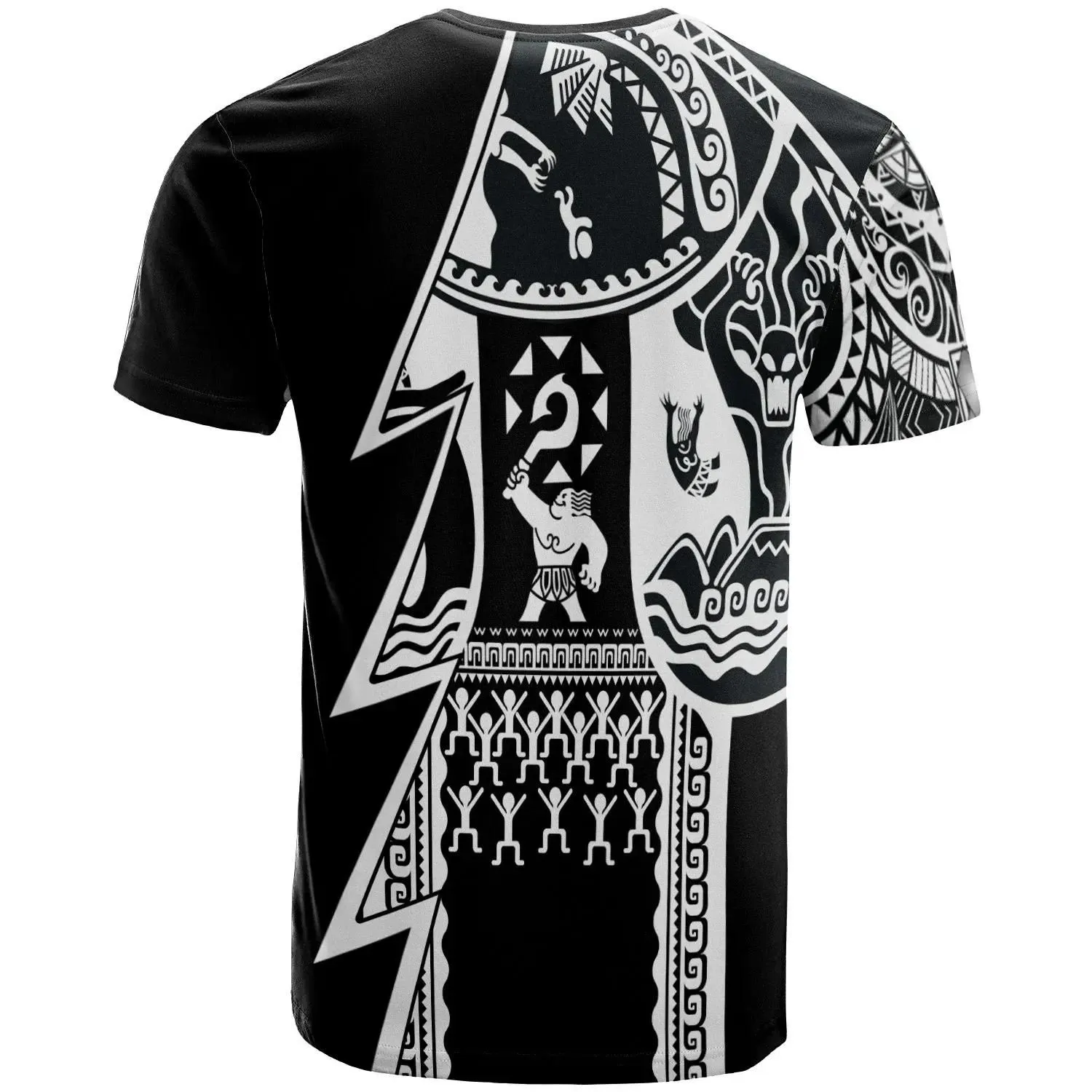 Samoa Premium T-Shirt - Samoa Coat Of Arms Tattoo White New - BN17