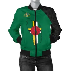 Dominica Bomber Jacket Map (Women)