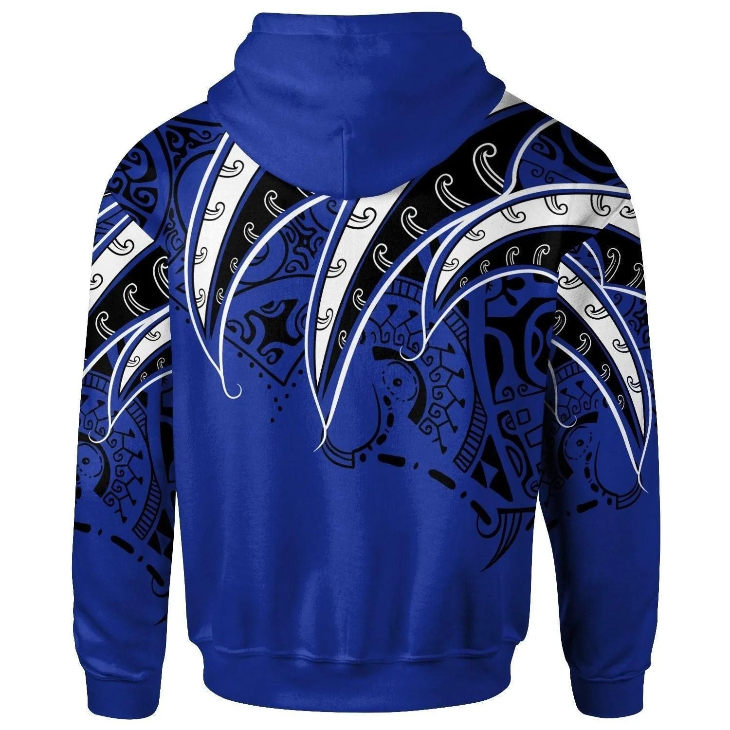 Marshall Islands Hoodie - Tropical Leaf Flag Color