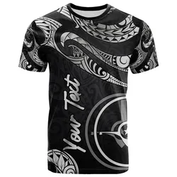 Yap Micronesia Custom Personalised T shirt - Poly Tattoo White Version
