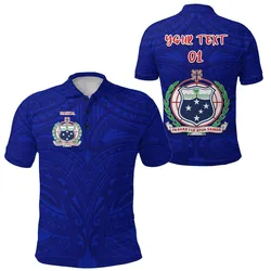 (Custom Personalised) Manu Samoa Rugby Polo Shirt Free Style, Custom Text And Number