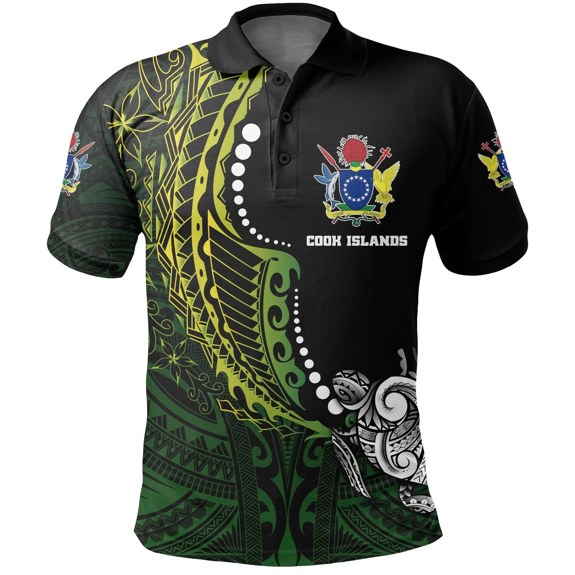 (Custom Personalised) Cook Islands Polo Shirt Simple Style LT16