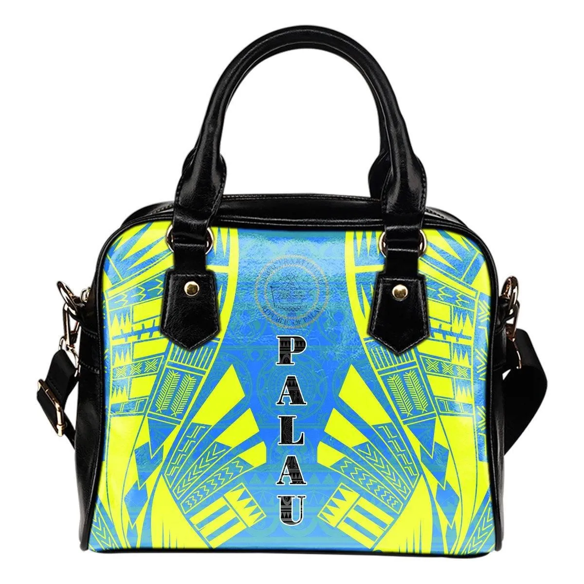 Palau Shoulder Handbag - Polynesian Tattoo Flag
