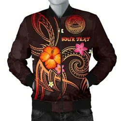 FamilyGaterJacket - Bomber Jacket American Samoa Polynesian Personalised - Legend of American Samoa (Red) - BN15