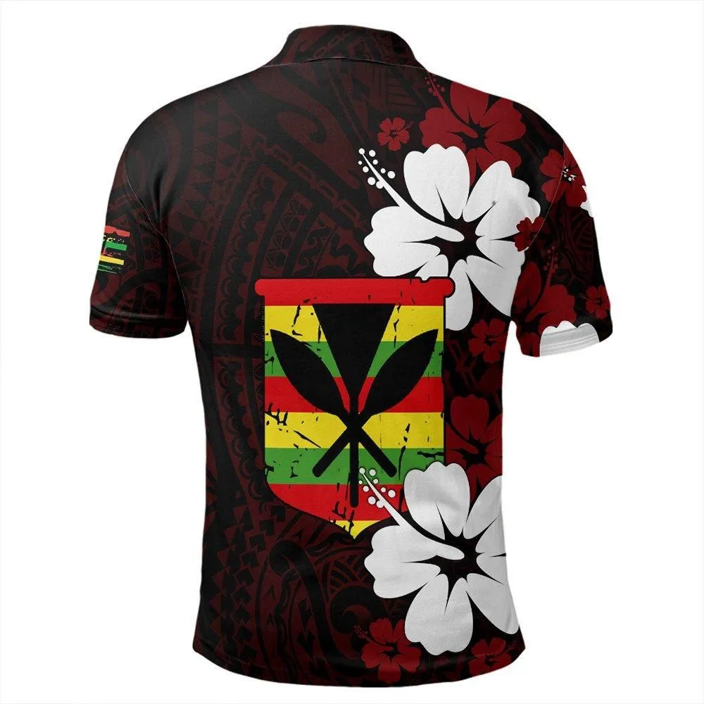 Polynesian Pride Polo Shirt - Hawaii Kanaka Hibiscus Style Polo Shirt LT10