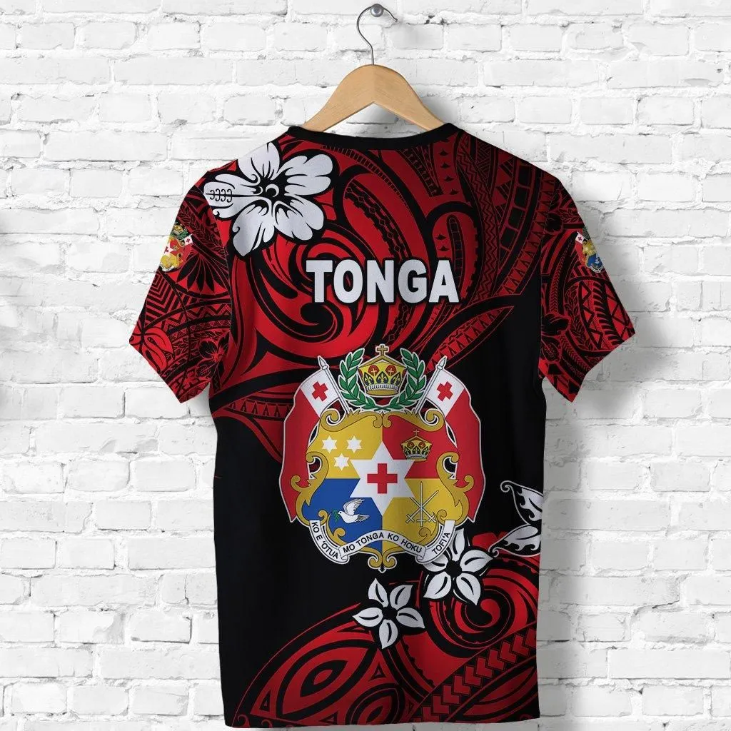 Mate Maa Tonga Rugby T shirt Polynesian Unique Vibes - Red