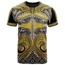 Polynesian All Over Print T-Shirt - Polynesian Maori Tattoo Wolf