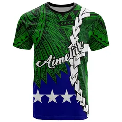 Palau Aimeliik Polynesian T-Shirt - Tribal Wave Tattoo
