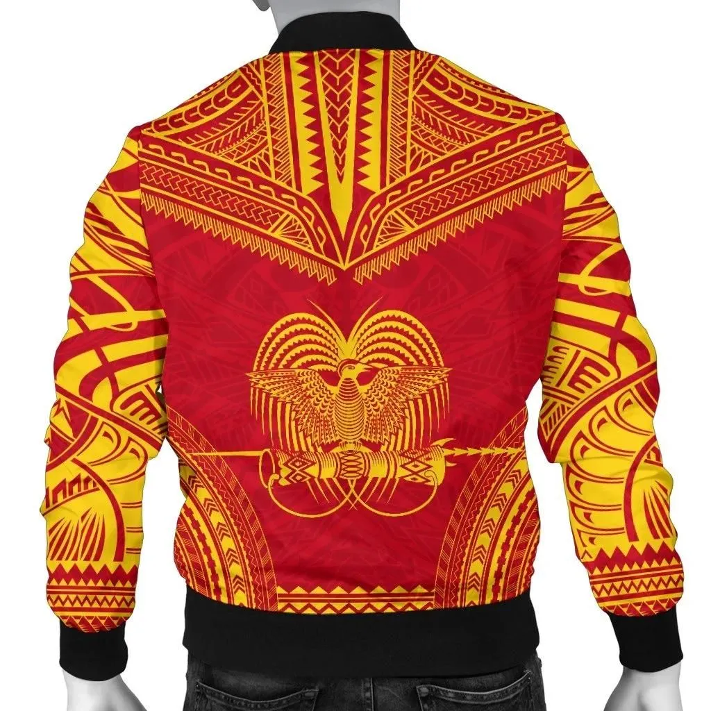 FamilyGater Jacket - Bomber Jacket Papua New Guinea Flag Polynesian Chief - Bn10
