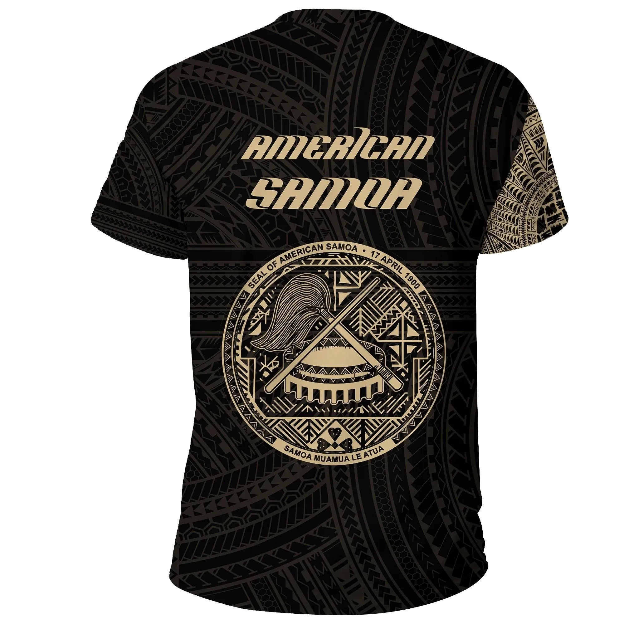 American Samoa Polynesian T-Shirt Tattoo Style A31