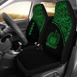 FamilyGater Accessories Car Seat Covers - Samoa Polynesian - Green Curve - BN11