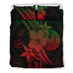 Tahiti Bedding Set - Hibiscus Polynesia Duvet Cover TH5