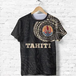 Tahiti In My Heart Polynesian Tattoo Style T shirt