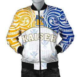 Hawaii Mens Bomber Jacket Kanaka Kaiser High School Mens Bomber Jacket Demodern Style