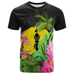 New Caledonia T shirt - Hibiscus Coconut