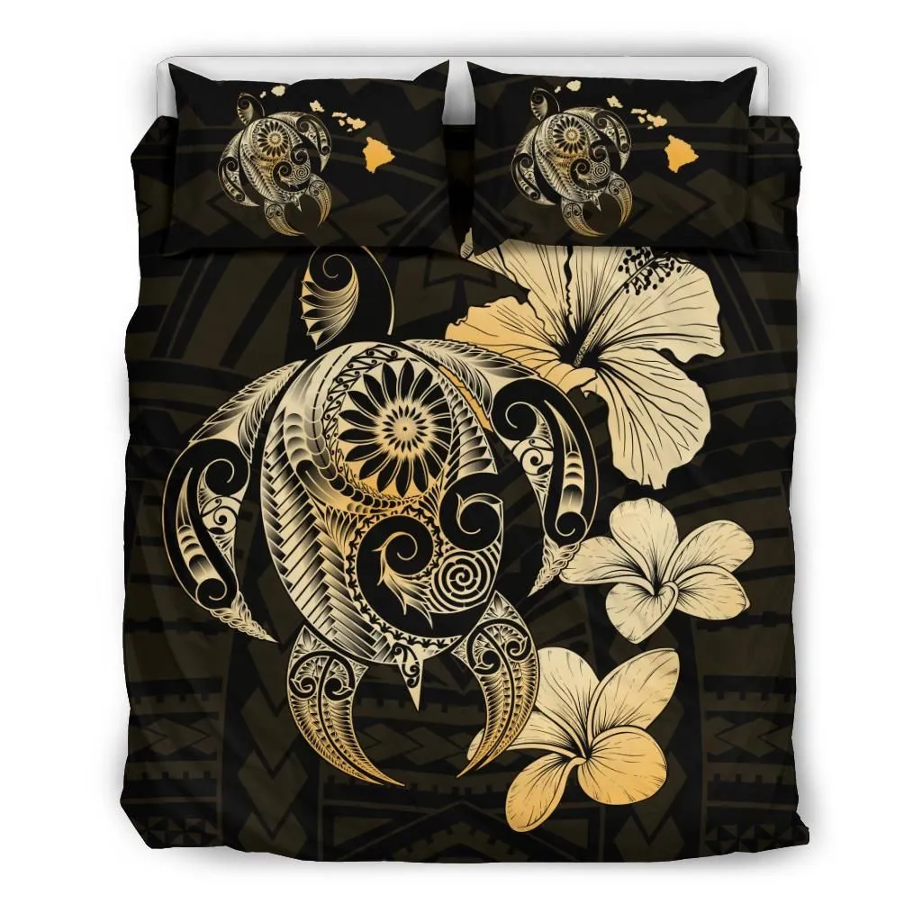 Alohawaii Bedding Set Hibiscus Plumeria Mix Polynesian Turtle Bedding Set Ah J1 Dhc1712738Dd
