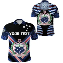 (Custom Personalised) Manu Samoa Rugby Polo Shirt Creative Style - Black