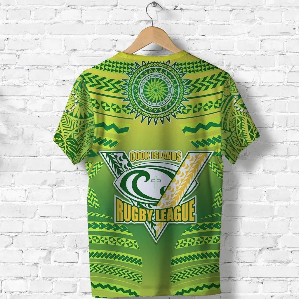 (Custom Personalised) Cook Islands Rugby T shirt Creative Style