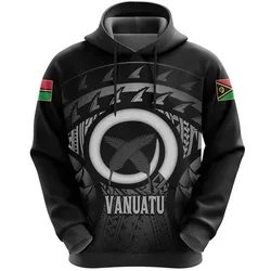 Vanuatu Turtle Hibiscus Pullover Hoodie (Gray)