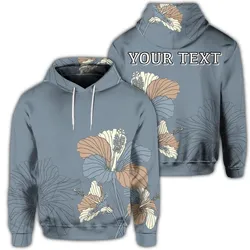 (Personalised) Hawaiian Hibiscus Polynesian Hoodie